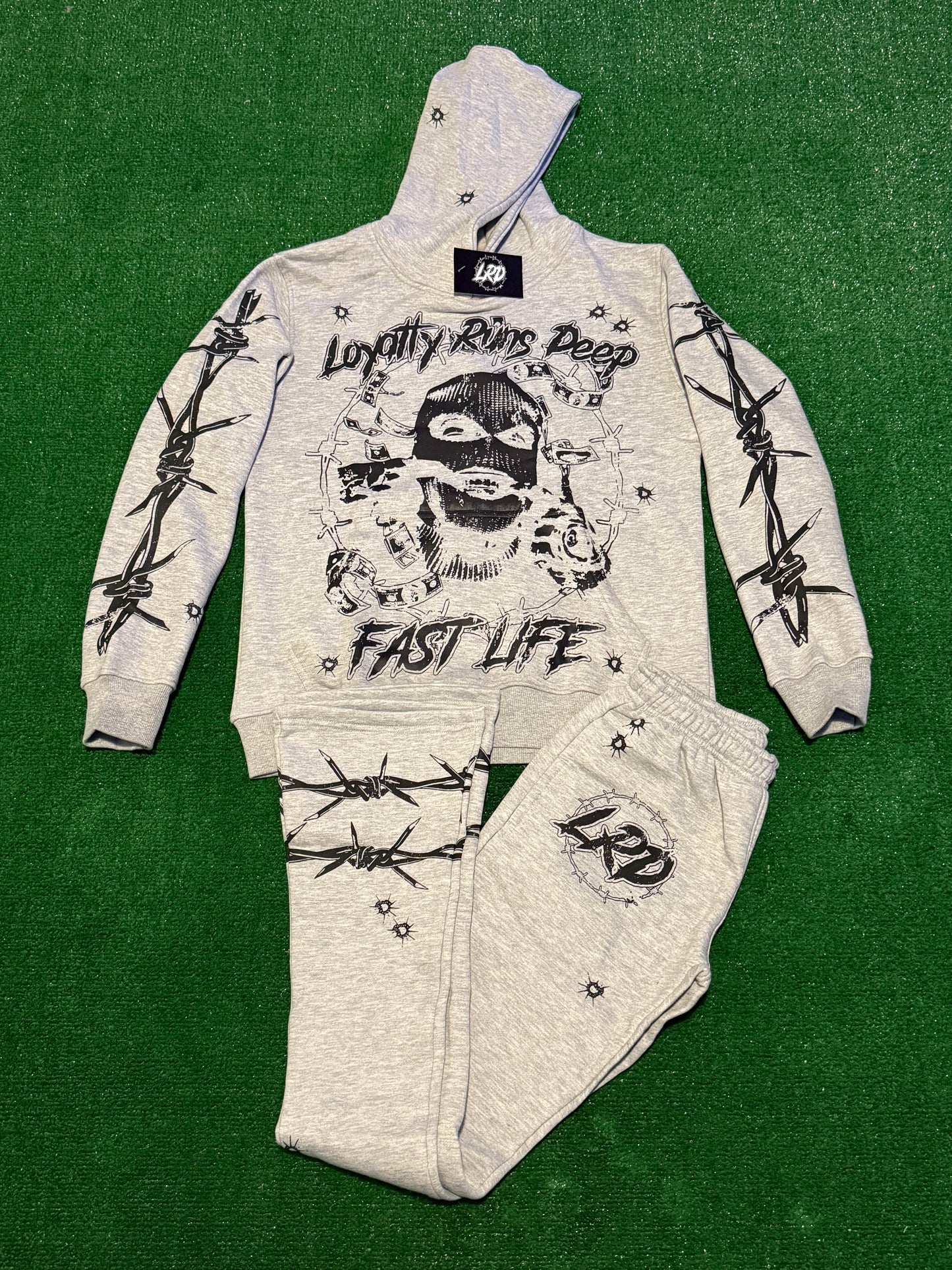 Fast Life flared outfit