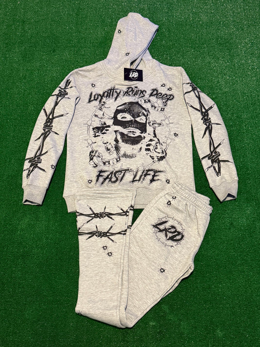 Fast Life flared outfit